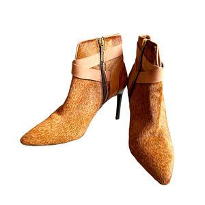 DONALD PLINERS 2 TONE CALF HAIR AND LEATHER BOOT SZ 7